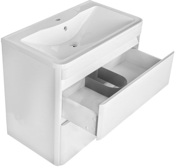 Тумба под раковину подвесная Style Line Атлантика СС-00000691 белый