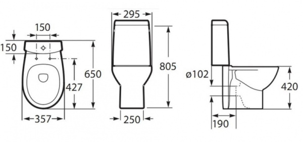 Подвесной унитаз Vitra Form 5247B003-6039