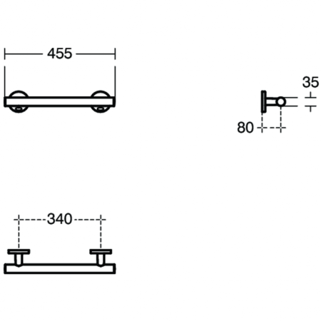 Поручень Ideal Standard CONTOUR S0831AA