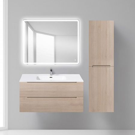 База под раковину подвесная BelBagno ETNA-1000-2C-SO-RG-P Rovere Grigio