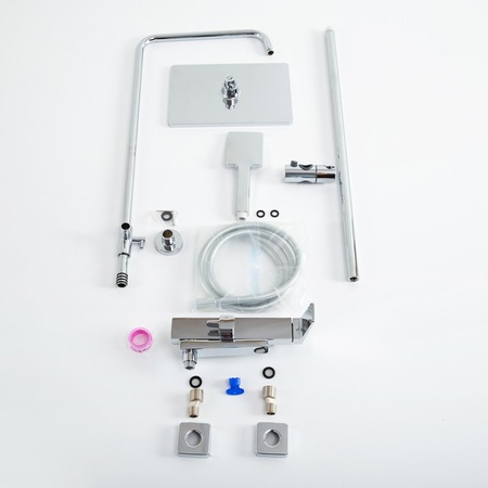 Комплект смесителей для ванной комнаты BelBagno ARDENTE-VSCM/LVM-CRM