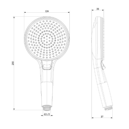 Ручной душ Lemark LM8126C
