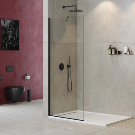 Душевая перегородка 110 см CEZARES LIBERTA LIBERTA-L-1-TB-110-C-NERO