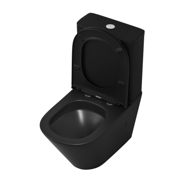 Унитаз напольный безободковый Grossman  GR-4449BMSQ с сиденьем микролифт