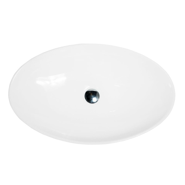 Раковина керамическая накладная (42x69) Art&Max AM5273-W белый