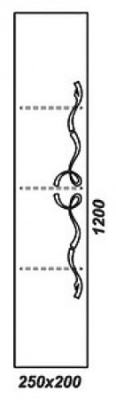 Пенал Clarberg Due amanti 25 DUE0525BLK