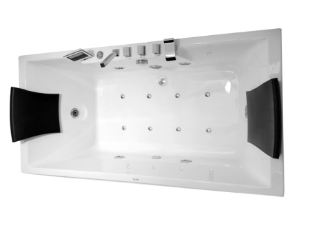 Акриловая ванна (175х85) Gemy G9065 K R с гидромассажем, правая