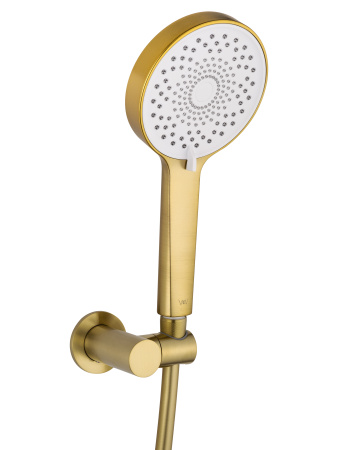 Смеситель для ванны с душем WONZON & WOGHAND STICK, брашированное золото WW-88639017- BG