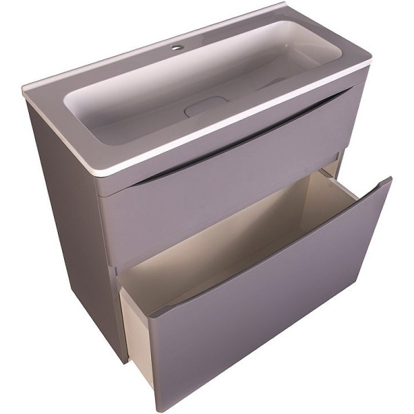 Тумба под раковину напольная Style Line Бергамо СС-00002362 серый