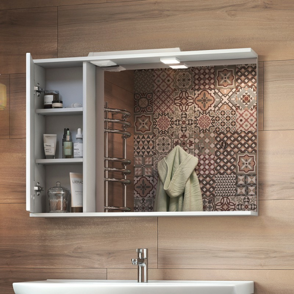 Зеркало со шкафом (100x70) Vigo Diana z.DIA.100.L.El