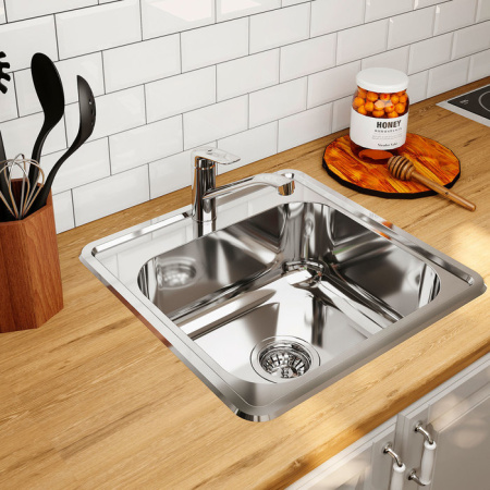 Мойка кухонная из нержавеющей стали IDDIS Strit (STR48P0i77)
