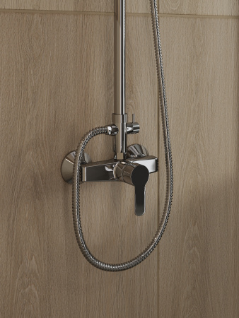 Душевая система с смесителем для душа OneLife P01-912cr хром