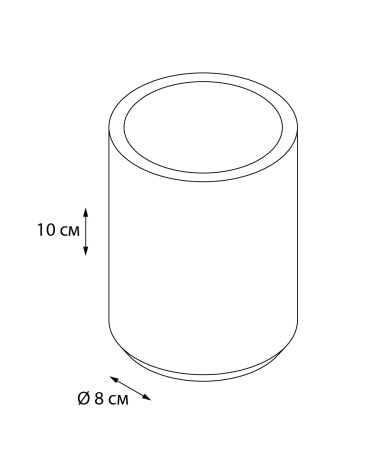Стакан для зубных щеток FIXSEN COIN FX-250-3