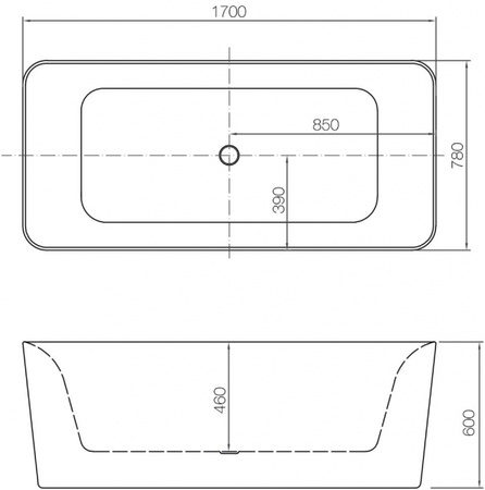 Ванна акриловая NT BATHROOM NT10