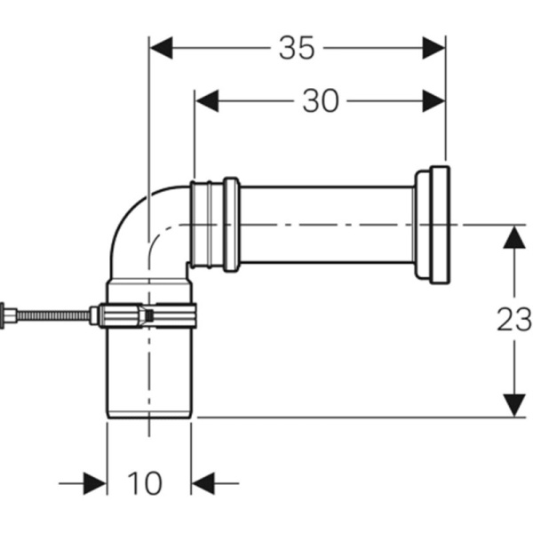 Комплект Geberit для подключения напольного унитаза 131.086.00.1