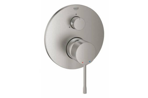 Смеситель для ванны с переключателем на 3 положения Grohe Essence New 24092 DC1 (24092DC1) суперсталь