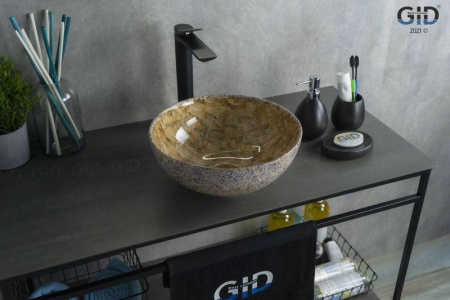 Раковина накладная (32х32) Gid Mnc489