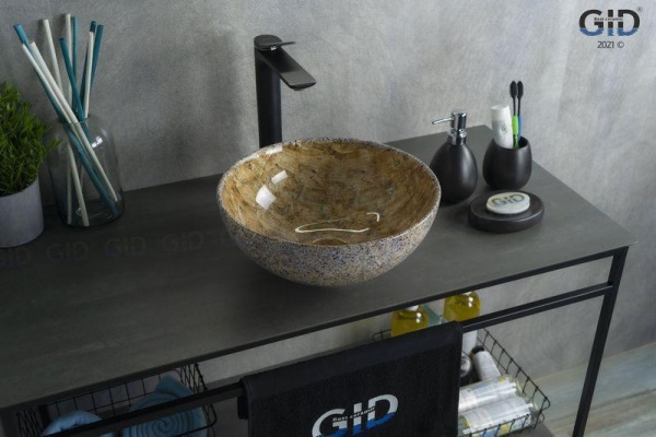 Раковина накладная (32х32) Gid Mnc489