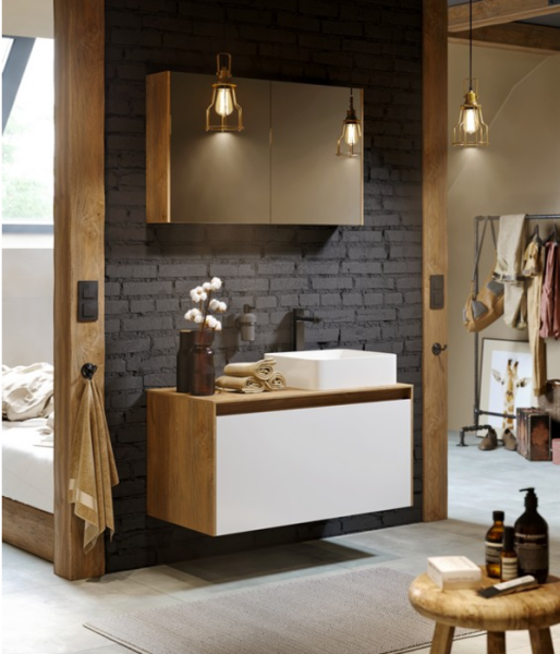 Фасад тумбы Aqwella Mobi 100 MOB0710W