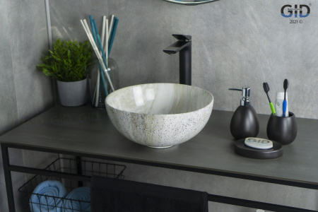 Раковина накладная (32х32) Gid Mnc487