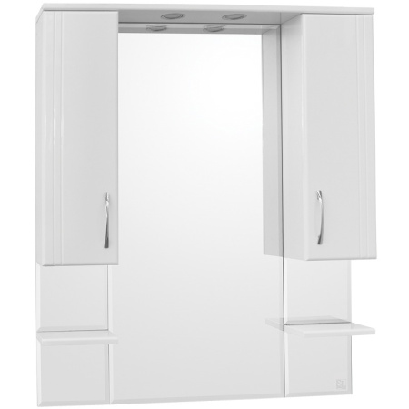 Зеркало-шкаф Style Line Энигма 90 (90x109,6) ЛС-00000174 белый