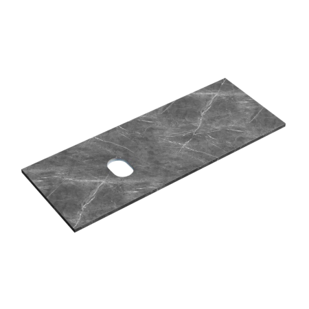 Столешница для ванной комнаты SANCOS 1200х460, цвет black sky,  TT120A1L, левая