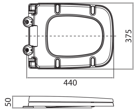 Крышка-сиденье BelBagno GENOVA BB1102SC