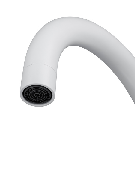 Смеситель для кухни WONZON & WOGHAND, белый матовый WW-AE4554-MW