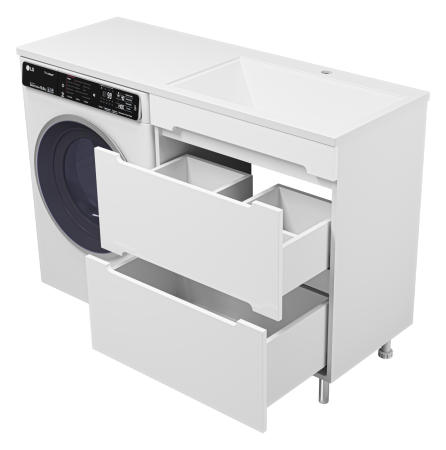 Тумба под стиральную машину Misty Байкал 70 Э-Бай06070-022Я