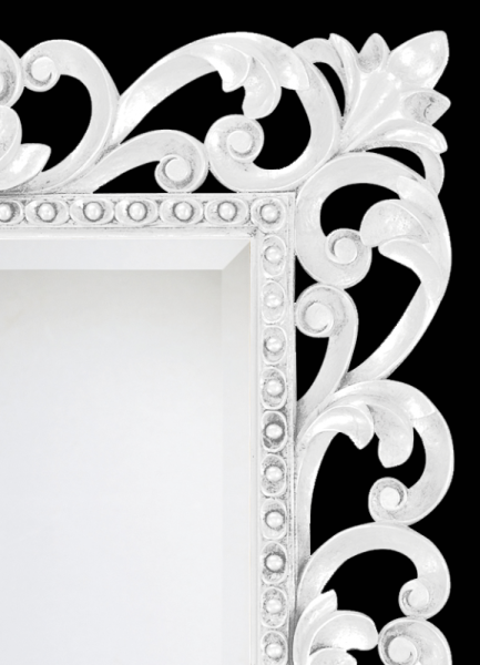 Зеркало (77х96) Misty Аврора R.1076.PA.ZF (белый) Л-Авр-08077-112ПрБ