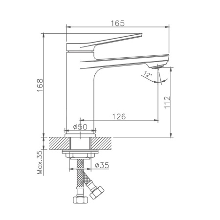 Смеситель для раковины Haiba HB10572