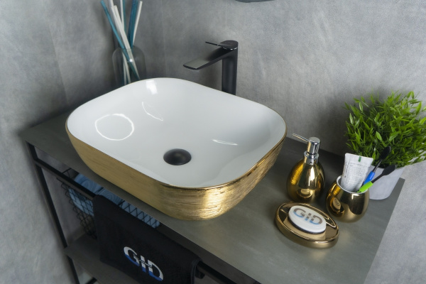 Раковина накладная (50х40) Gid D1302h132