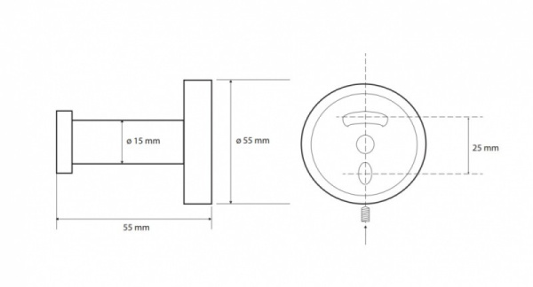 Крючок Bemeta Dark 104106060