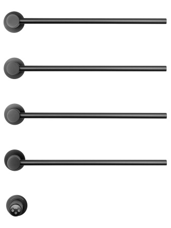 Полотенцесушитель электрический встраиваемый WONZON & WOGHAND MÜNCHEN, темный графит WW-A354-GM