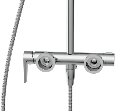 Душевая система с изливом Cersanit Moduo 64314