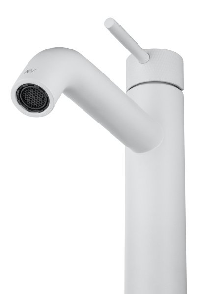 Смеситель для раковины высокий WONZON & WOGHAND, белый матовый WW-H1062-MW