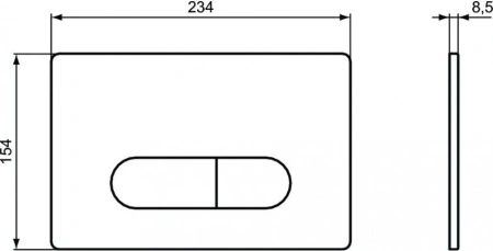 Клавиша смыва Ideal Standard Oleas R0115A6