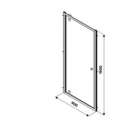 Душевая дверь Kolo First (90 см) ZDRP90222003