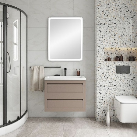 База под раковину Art&max AM-Platino-750-2C-SO-CM Капучино матовый