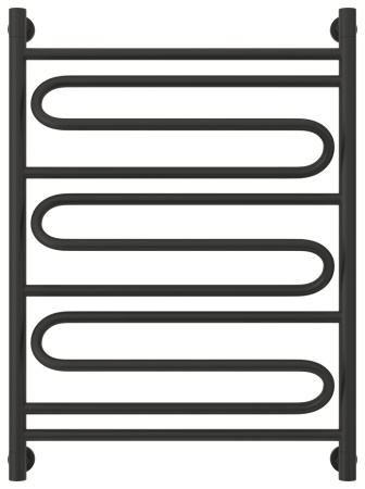 Полотенцесушитель Водяной Сунержа Элегия + (80х60) Матовый Черный 31-0205-8060