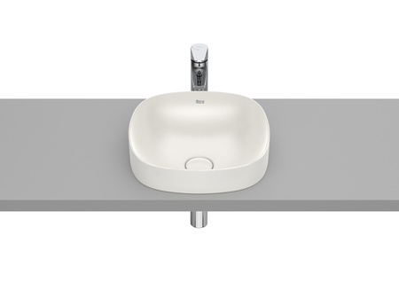 Раковина накладная (37х37) Roca Inspira soft 32750R650 бежевый