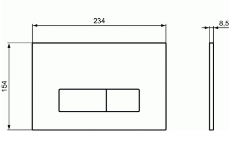 Кнопка смыва Ideal Standard Oleas R0121AA