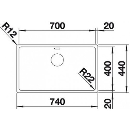 Кухонная мойка Blanco Andano 700-IF 522969