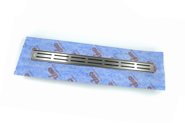 Душевой лоток Timo 80см с решеткой DOUBLE GAP из нержавеющей стали Smart Plus SMP-DGG80-LS40(DRY)