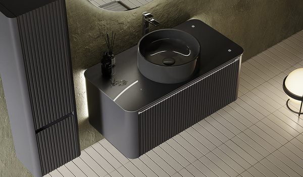 Тумба под раковину Jorno Lumino 100  Lum.01.100/P/A/JR 