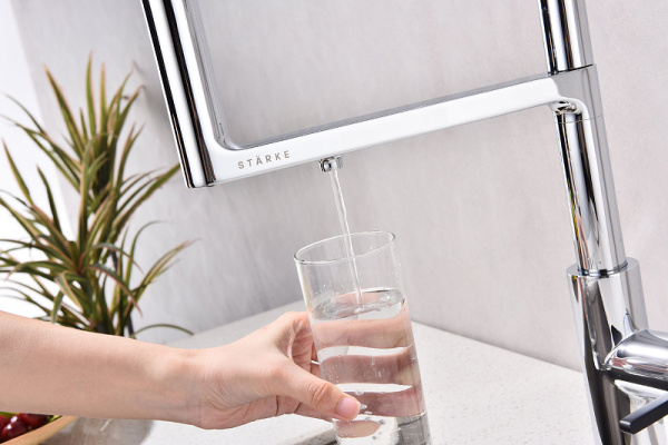 Смеситель для кухни с подключением к фильтру  Paulmark Tornado To213402-CR