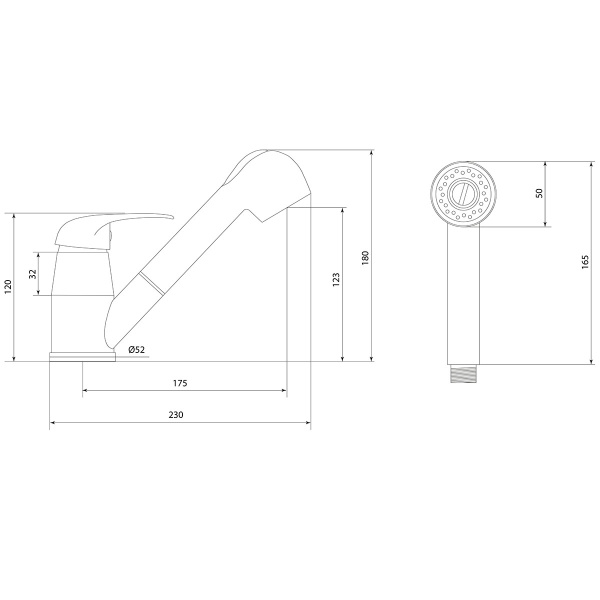 Смеситель для кухни Славен Дача В СЛ-ОД-В23