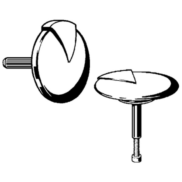 Комплект накладок на слив-перелив Viega Multiplex Visign M1 103378 (хром)