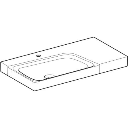 Раковина Geberit Xeno² с полкой 500.533.01.1
