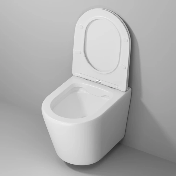 Унитаз подвесной безободковый Grossman Fly GR-4478MS с сиденьем микролифт